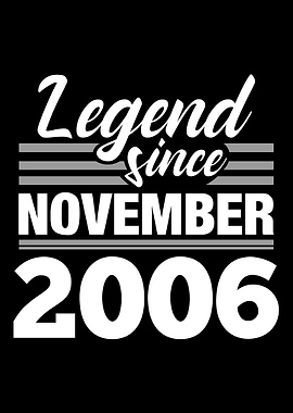 Legend Since November 2006