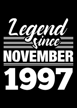 Legend Since November 1997