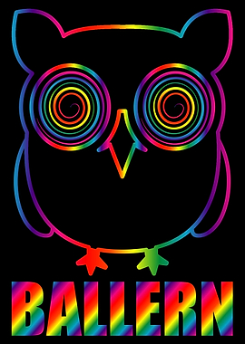 Psychedelic Owl