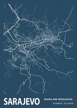 Sarajevo Blueprint Street