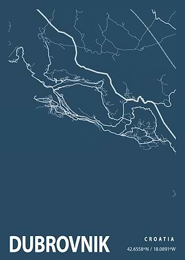 Dubrovnik Blueprint Street