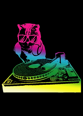 Funny DJ Cat Music