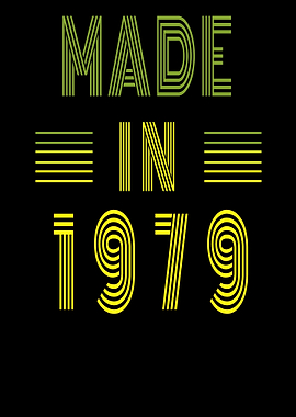 Made in 1979 Birthday
