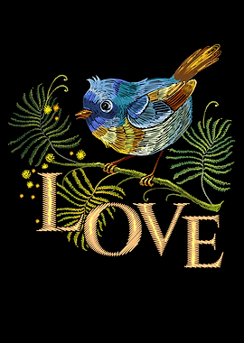 Love Bird Embroidery