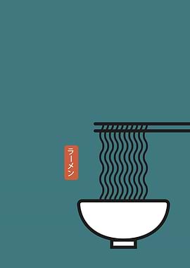 Ramen Noodle Prints