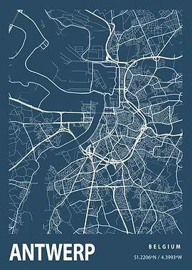 Antwerp Blueprint Street