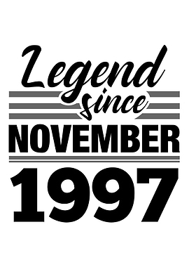 Legend Since November 1997