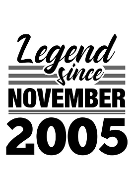 Legend Since November 2005