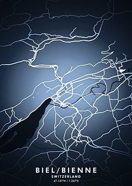 Bellinzona Map Posters