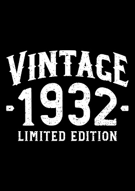 Vintage 1932 Limited Editi