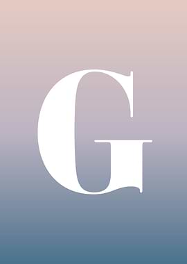 Letter G Print