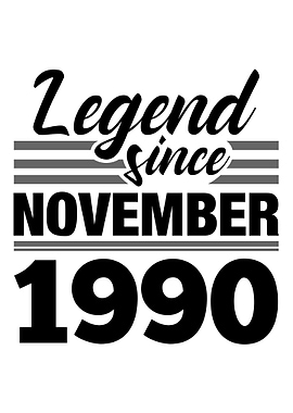 Legend Since November 1990