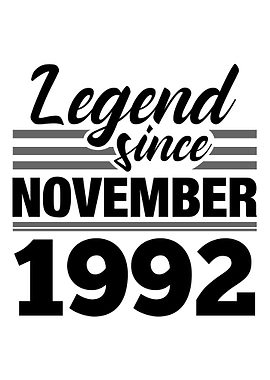 Legend Since November 1992