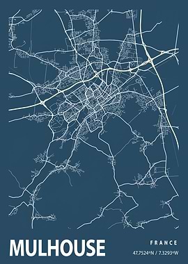 Mulhouse Blueprint Street