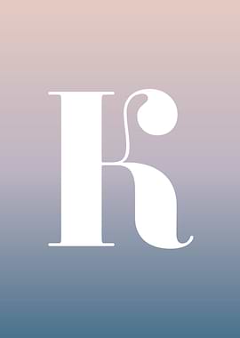 Letter K Print