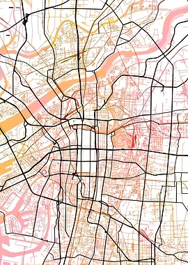 Osaka Street Map