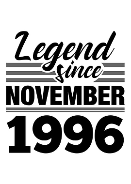 Legend Since November 1996