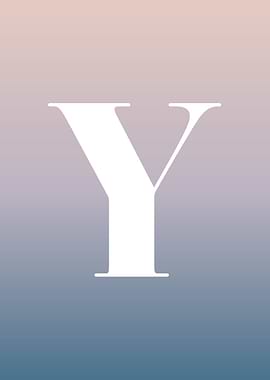 Letter Y Print
