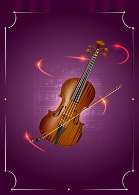 Violin musical instrument