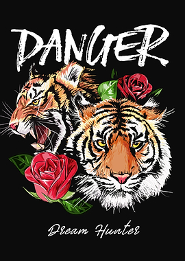 Cute Fearless Wild Tiger