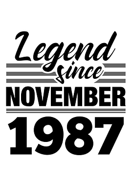 Legend Since November 1987
