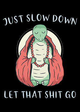 Just Slow Down Turtle