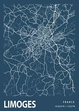 Limoges Blueprint Street