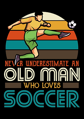 Soccer player old man