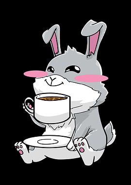 Bunny Coffee Kawaii