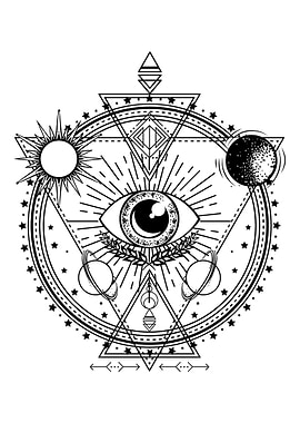 All Seeing Eye Mystic Blac
