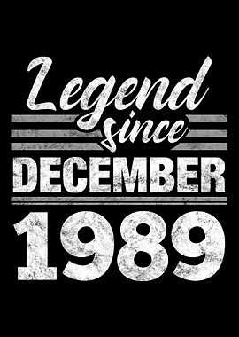 Legend Since December 1989