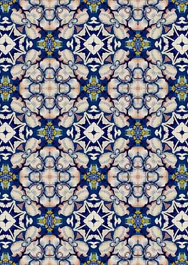 Intense Blue Pattern 10