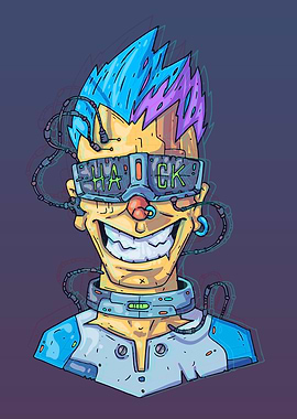 Cyberpunk Hacker