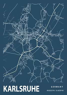 Karlsruhe Blueprint Street