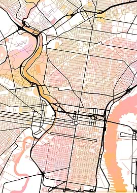 Philadelphia Street Map