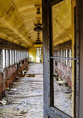 Doorway into Yellow Car