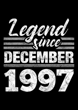 Legend Since December 1997