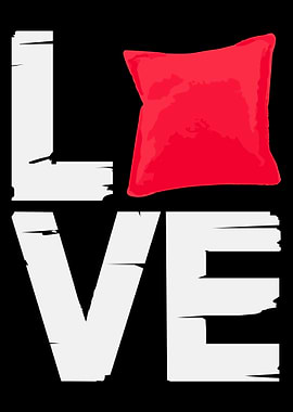 Cornhole Love Bean Bag