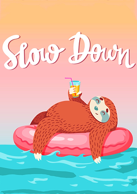 Cute Cool Funny Sloth Love