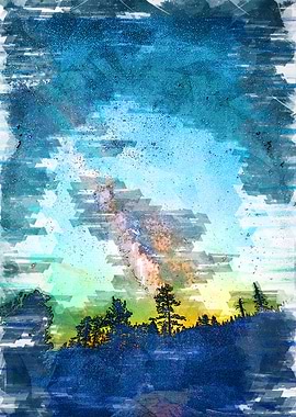 Milkyway Night Yosemite 2