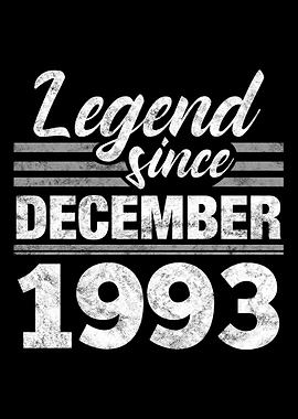 Legend Since December 1993