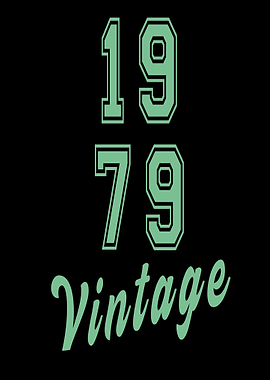 Retro 1979 Text 40