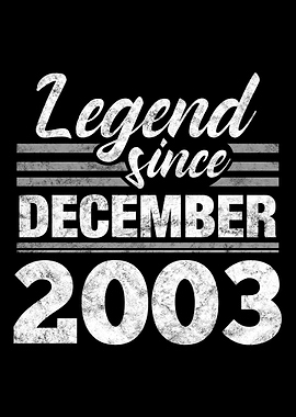 Legend Since December 2003