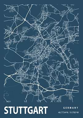 Stuttgart Blueprint Street