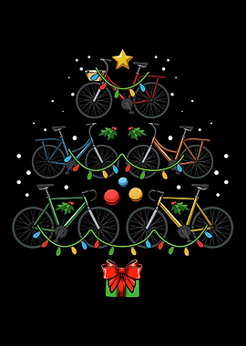 Bicycle Christmas Tree Rid