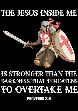 Templar Bible Verse Quote