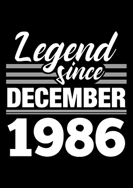 Legend Since December 1986