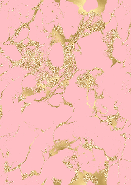 Pink Gold Marble 16