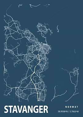 Stavanger Blueprint Street