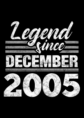 Legend Since December 2005